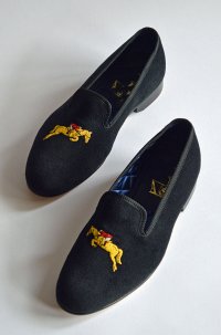 ブロードランドスリッパ ヴェルヴェットルームシューズ Broadland Slippers