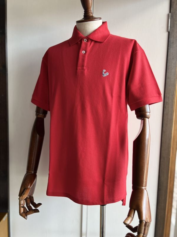 画像1: コンション・キネット ポロシャツ CONCHON-QUINETTE LE POLO 赤 フランス製のアイゾッドラコステ