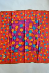 画像: Dead Stock 80s Yves Saint Laurent Foulards ヴィンテージスカーフ Spots