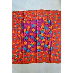 画像: Dead Stock 80s Yves Saint Laurent Foulards ヴィンテージスカーフ Spots