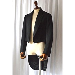 画像: 1910s〜20s アンティークベル・ジャルディニエールテールコート燕尾服 Antique Belle Jardiniere Evening Tailcoat Handmade Made in France