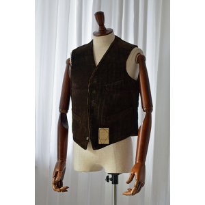 画像: 1910s〜20s デッドストック アンティーク フレンチ ウエストコート コーデュロイ antique French Waistcoat Corde Deadstock