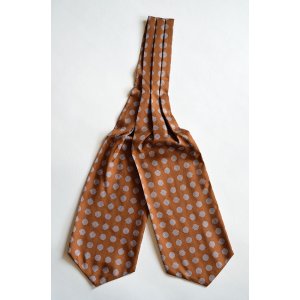 画像: シャルベ アスコットタイ シルク Charvet Silk Ascot Tie Made in France