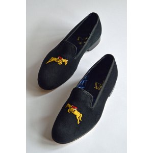 画像: ブロードランドスリッパ ヴェルヴェットルームシューズ Broadland Slippers